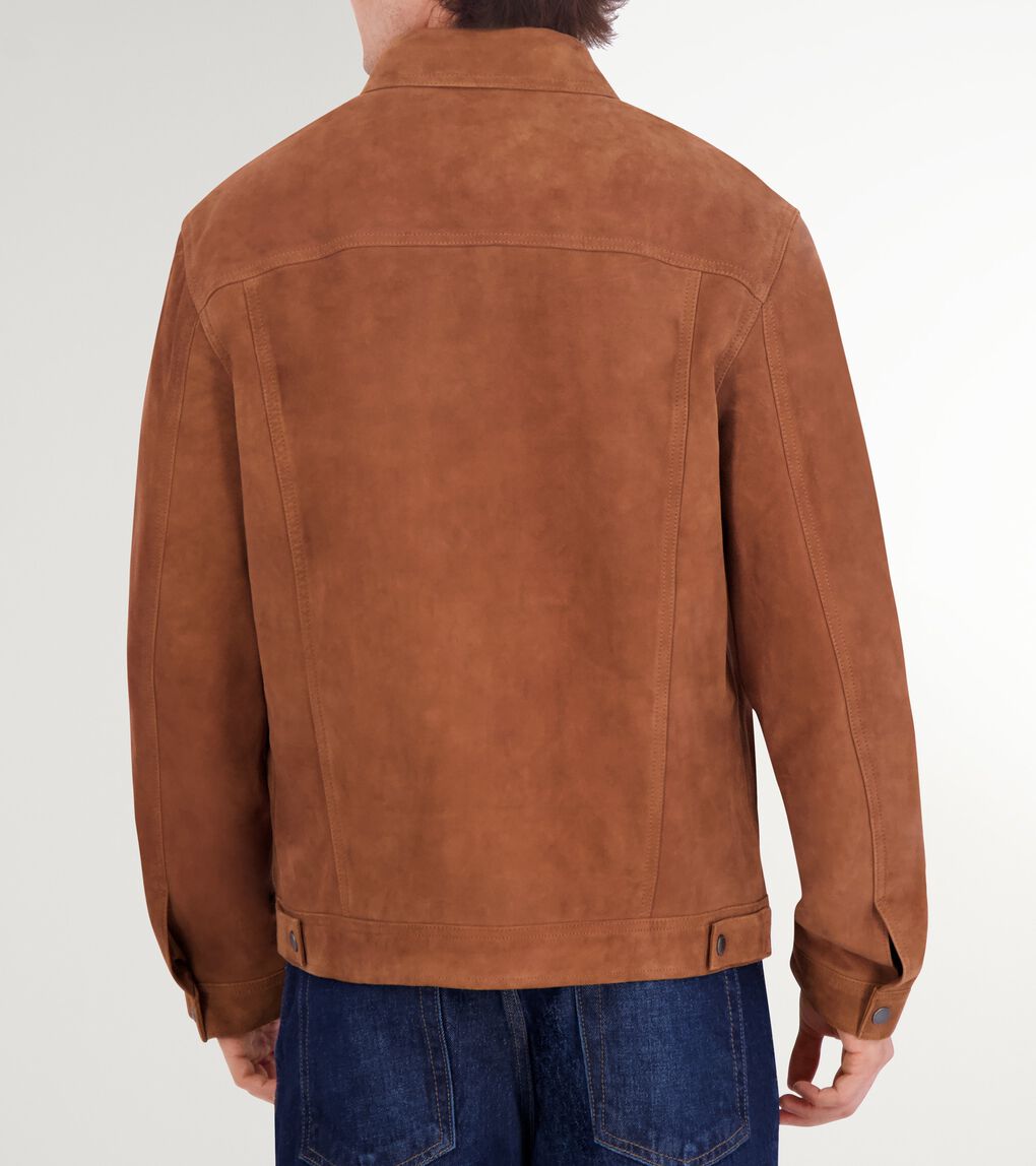 Men's Suede Trucker Jacket
