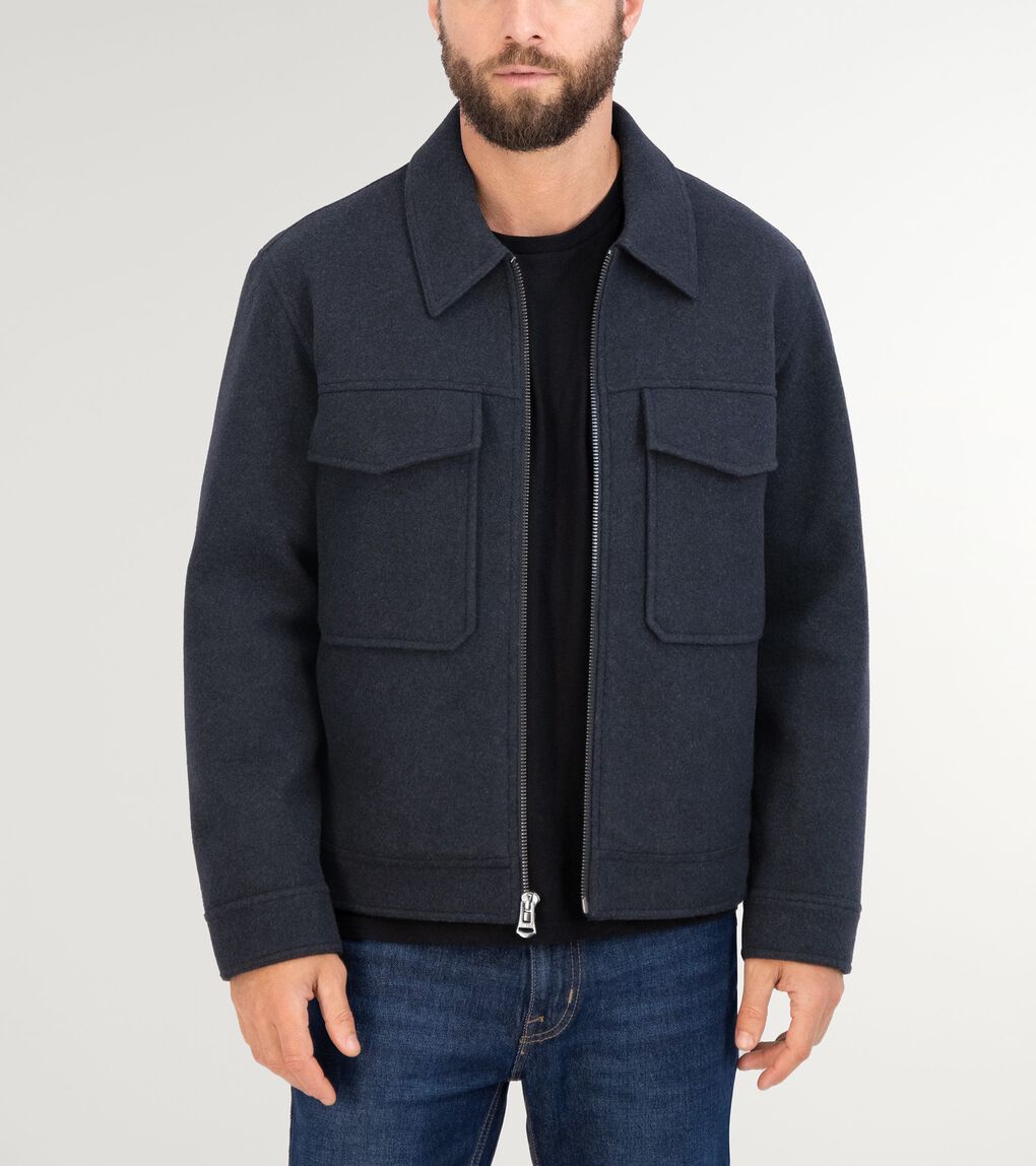 Men's Short Wool Jacket