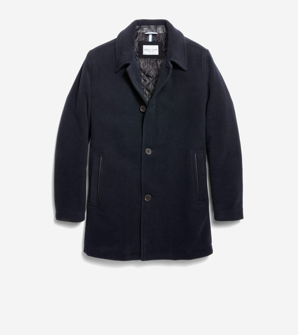 Men's Wool Car Coat