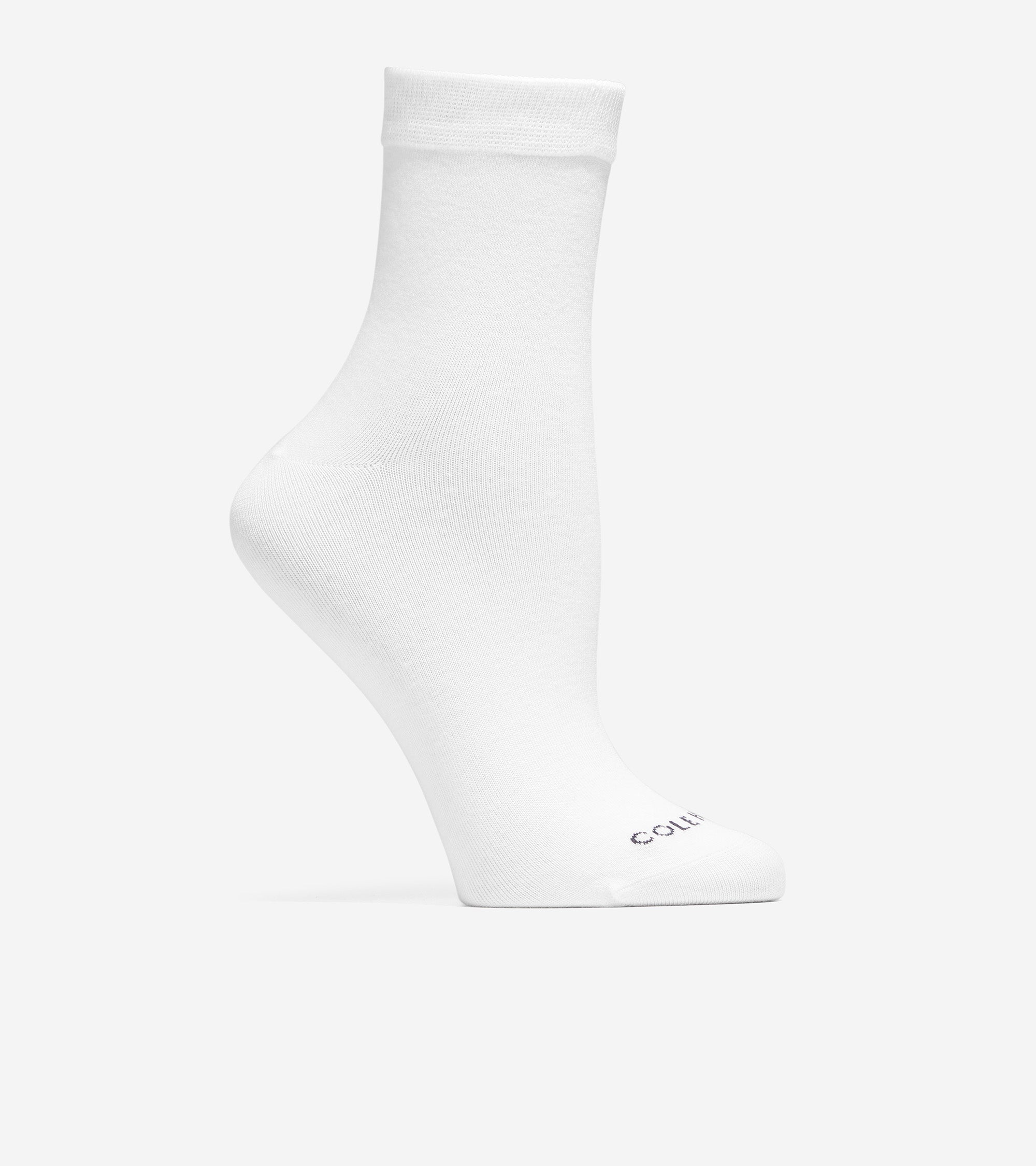 Women's 2 Pair Solid Short Crew Socks