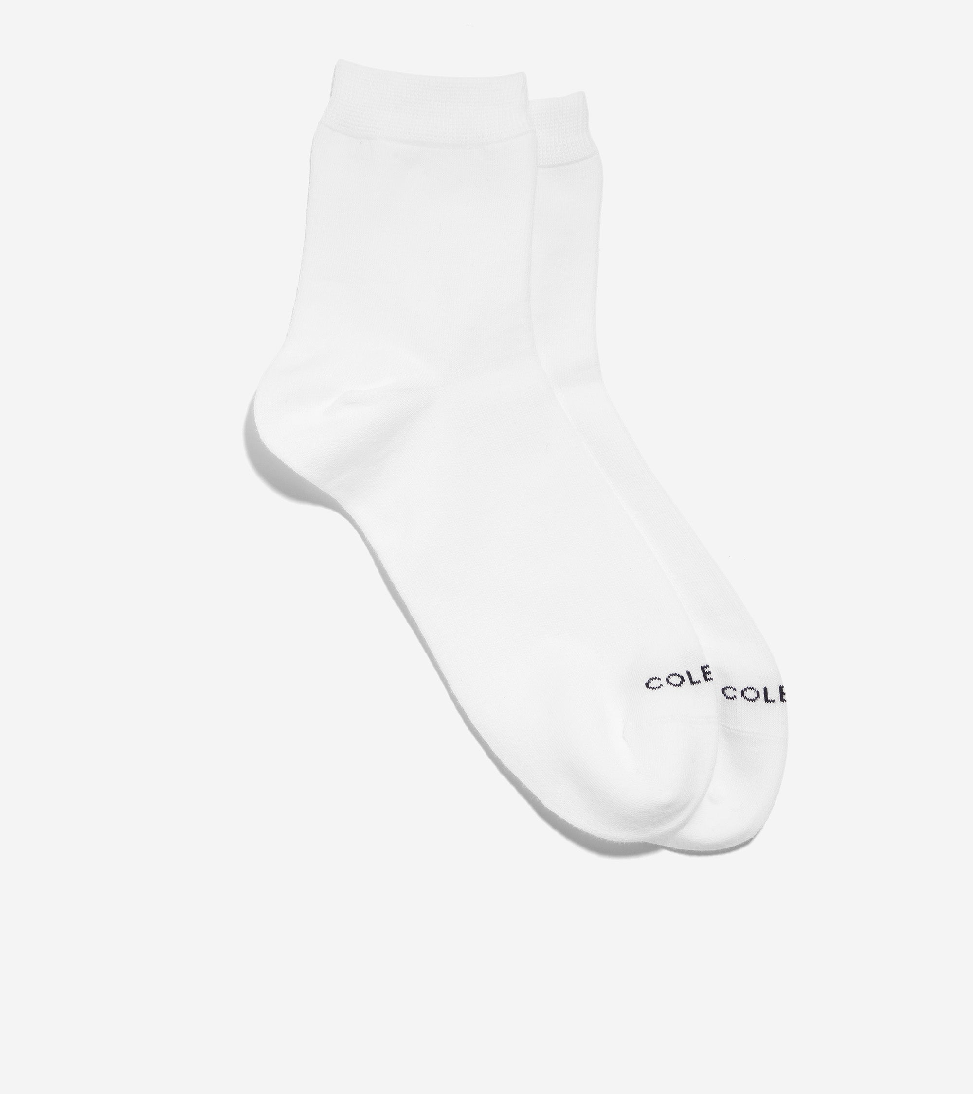 Women's 2 Pair Solid Short Crew Socks
