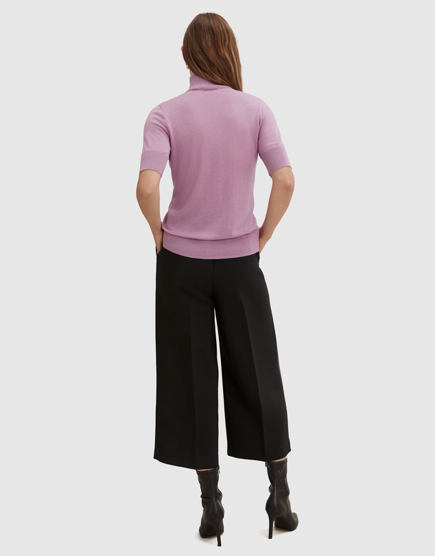 Country Road Australian Merino Wool Silk Short Sleeve Knit