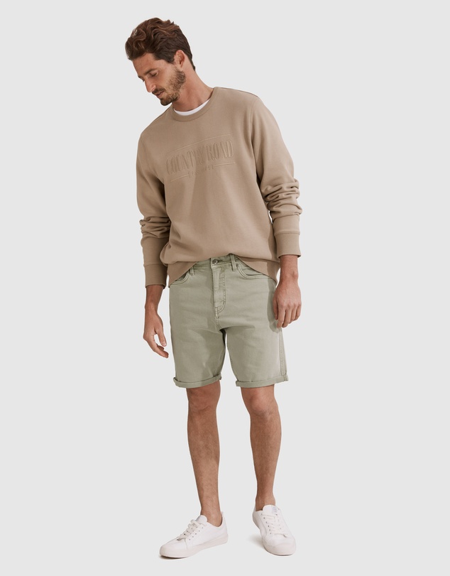 Country Road Garment Dyed Denim Short