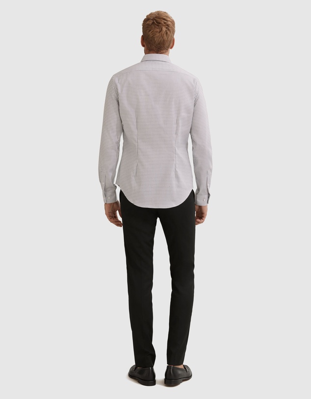 Country Road Slim Fit Grid Travel Shirt