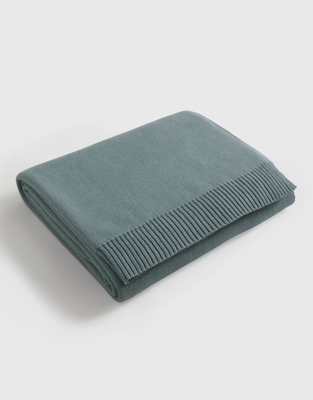 Country Road Organically Grown Cotton Heritage Knit Throw