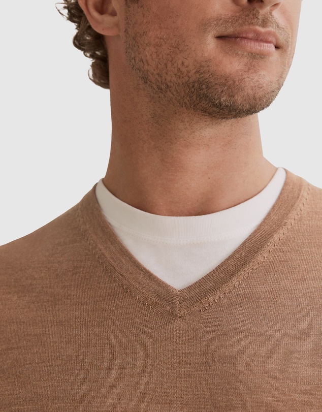 Country Road Verified Australian Merino V-neck Knit