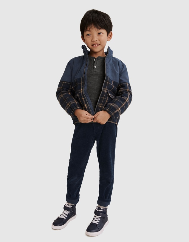 Country Road Check Puffer Jacket