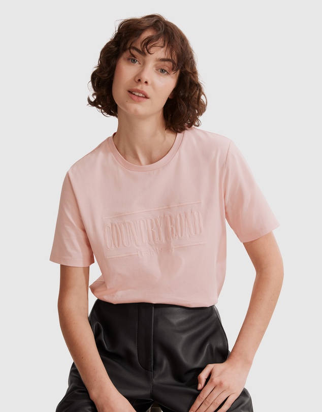 Country Road Verified Australian Cotton Heritage Embroidered T-Shirt