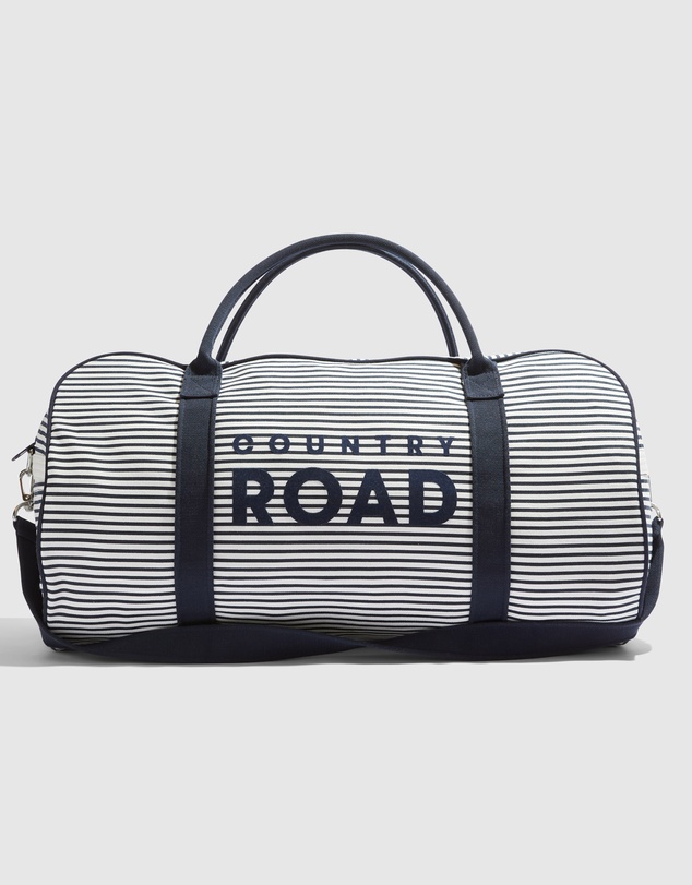Country Road Flocked Stripe Tote