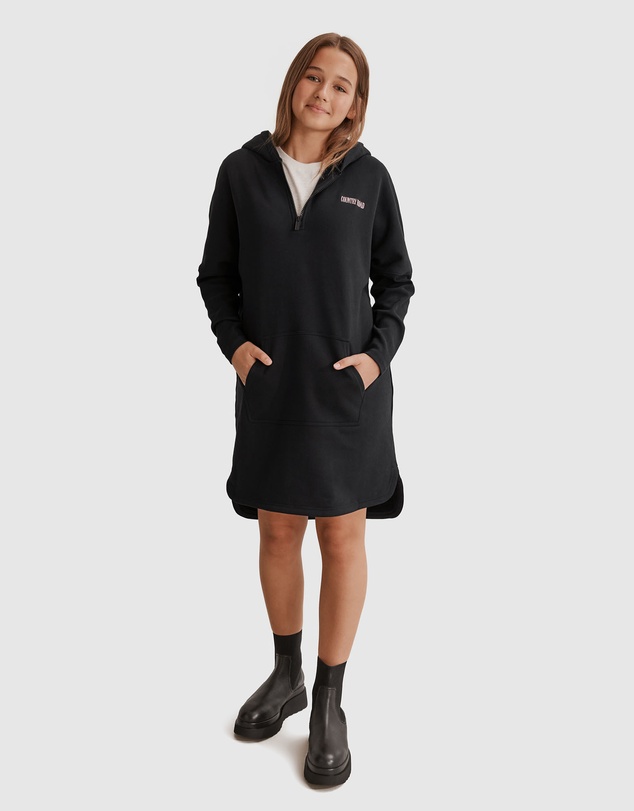 Country Road Teen Recycled Cotton Contrast Hooded Dress