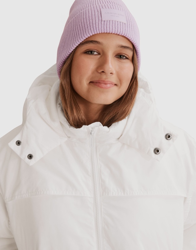 Country Road Teen Recycled Polyester Oversized Quilt Puffer Jacket