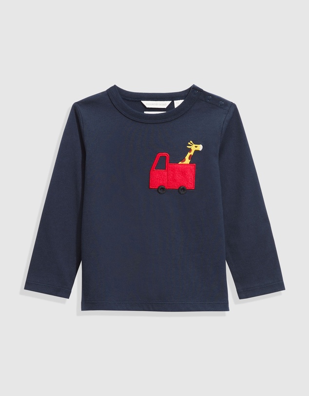 Country Road Australian Cotton Giraffe Pocket T-Shirt