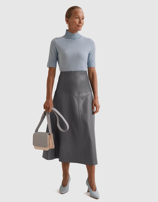 Country Road Panelled A-line Skirt