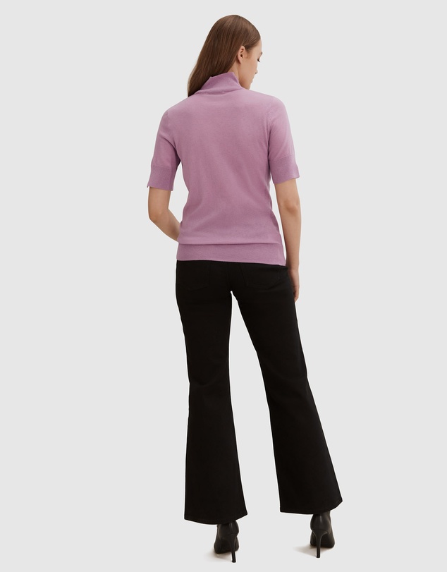 Country Road Australian Merino Wool Silk Short Sleeve Knit