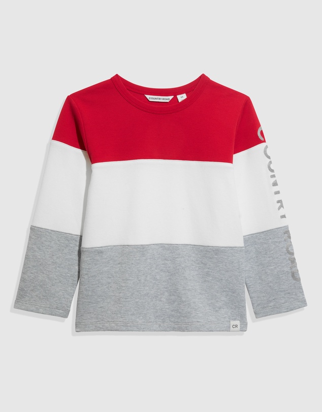 Country Road Organically Grown Cotton Block Stripe T-Shirt