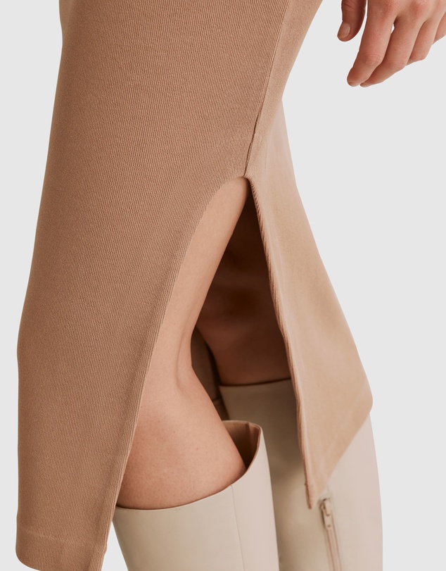 Country Road Rib Midi Skirt