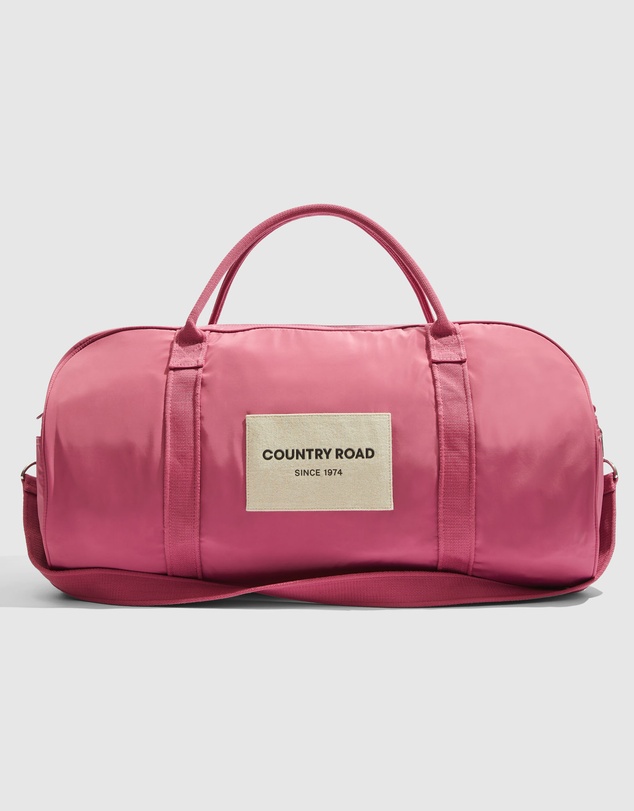 Country Road Recycled Polyester Puff Patch Tote Bag