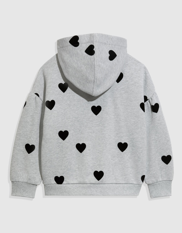 Country Road Australian Cotton Heart Zip Through Hooded Sweat
