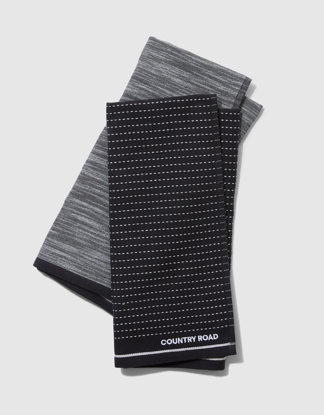 Country Road Australian Cotton Issi Tea Towel Pack Of 2