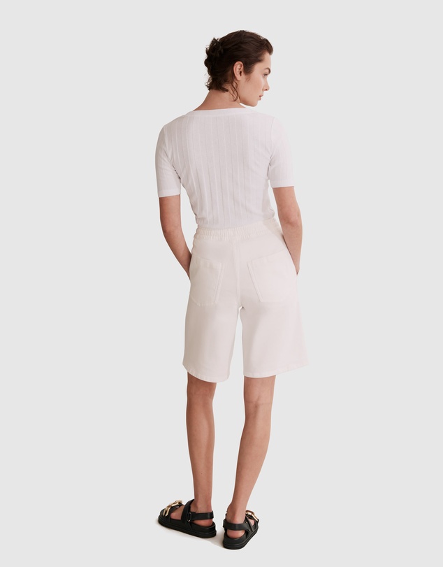 Country Road Short Sleeve Self Stripe T-Shirt