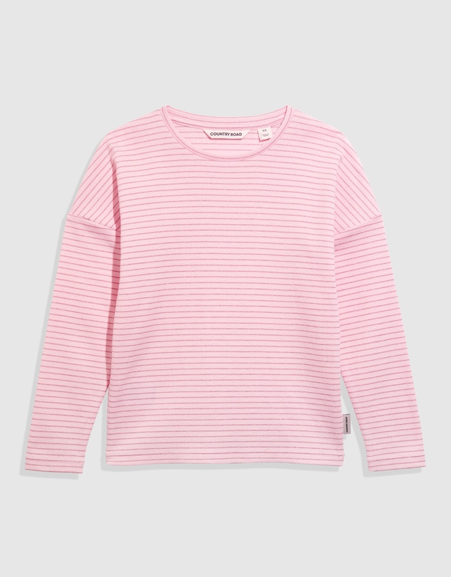 Country Road Recycled Polyester Soft Stripe T-Shirt