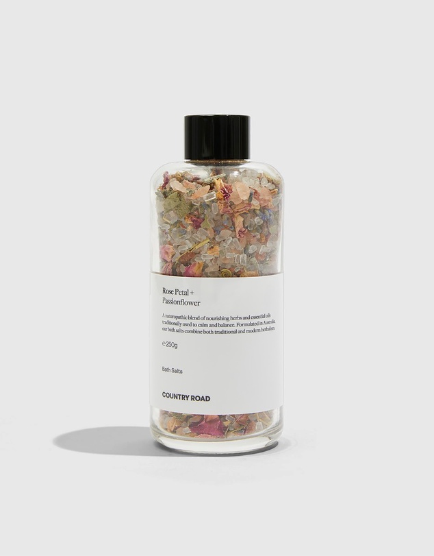 Country Road Rose Petal + Passionflower Bath Salts 250g