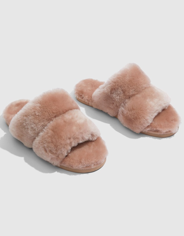 Country Road Australian Shearling Double Slide