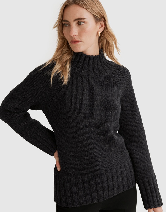 Country Road High Neck Pullover