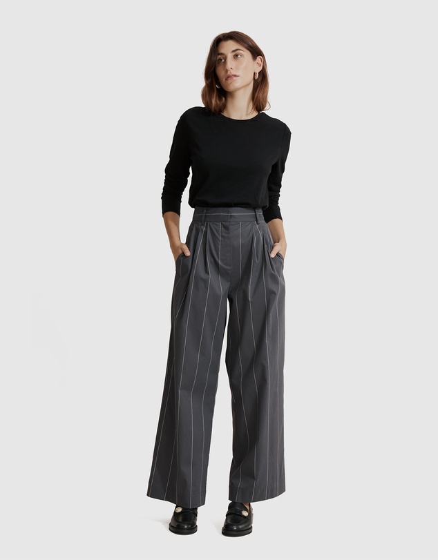 Country Road Long Sleeve Australian Cotton Slub T-Shirt