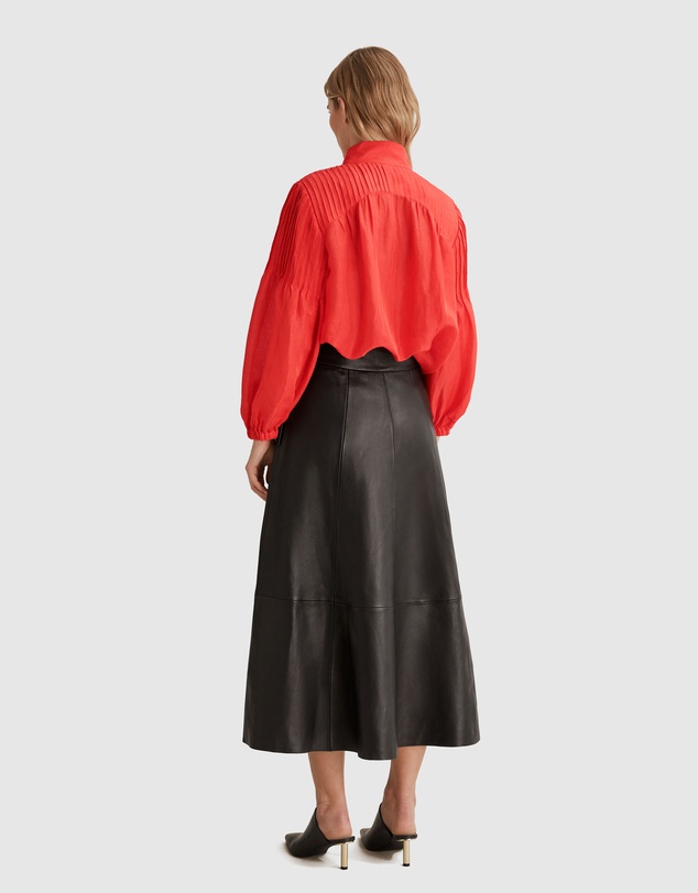 Country Road Pintuck Detail Blouse