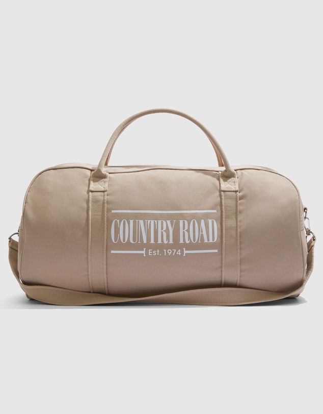 Country Road Heritage Zip Canvas Tote Bag
