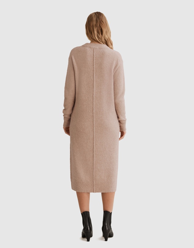 Country Road Boucle Knit Midi Dress