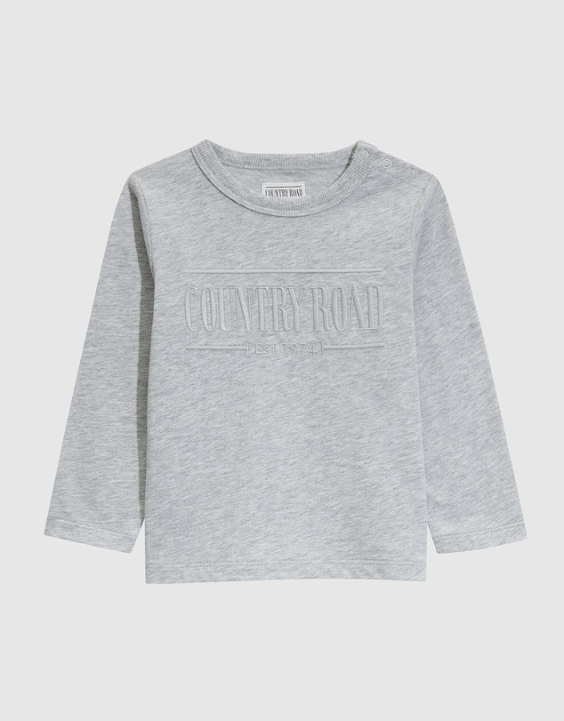 Country Road Verified Australian Cotton Long Sleeve Heritage T-Shirt