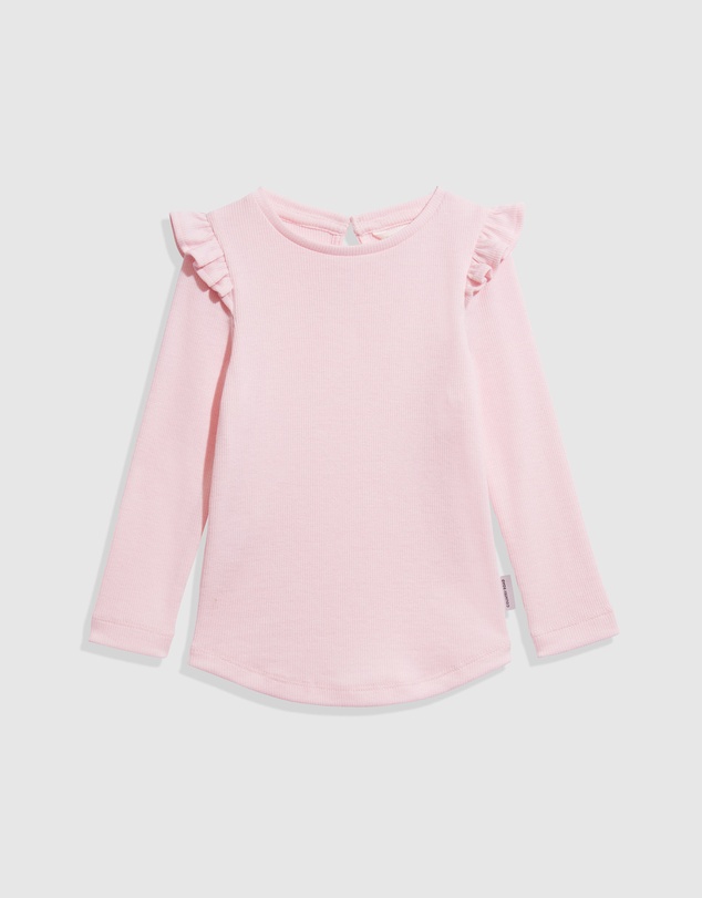 Country Road Recycled Polyester Soft Frill T-Shirt