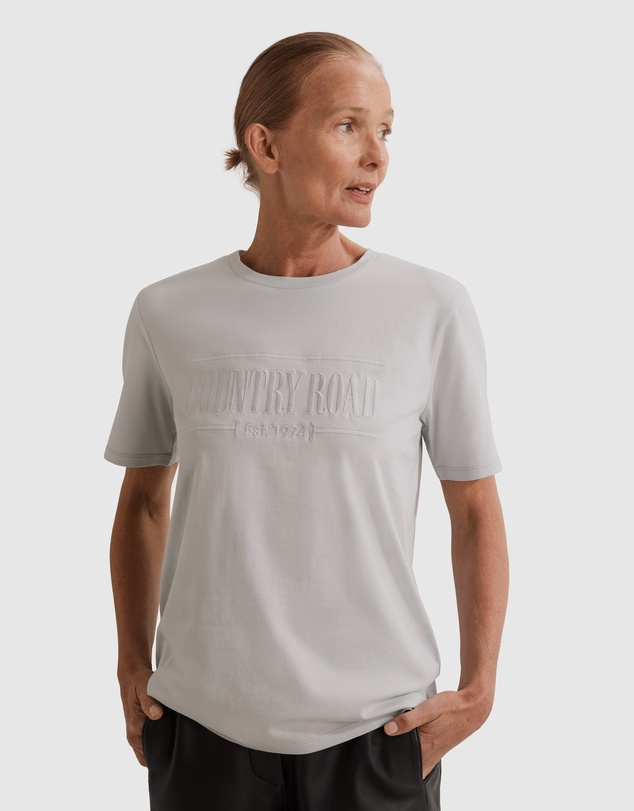 Country Road Verified Australian Cotton Heritage Embroidered T-Shirt