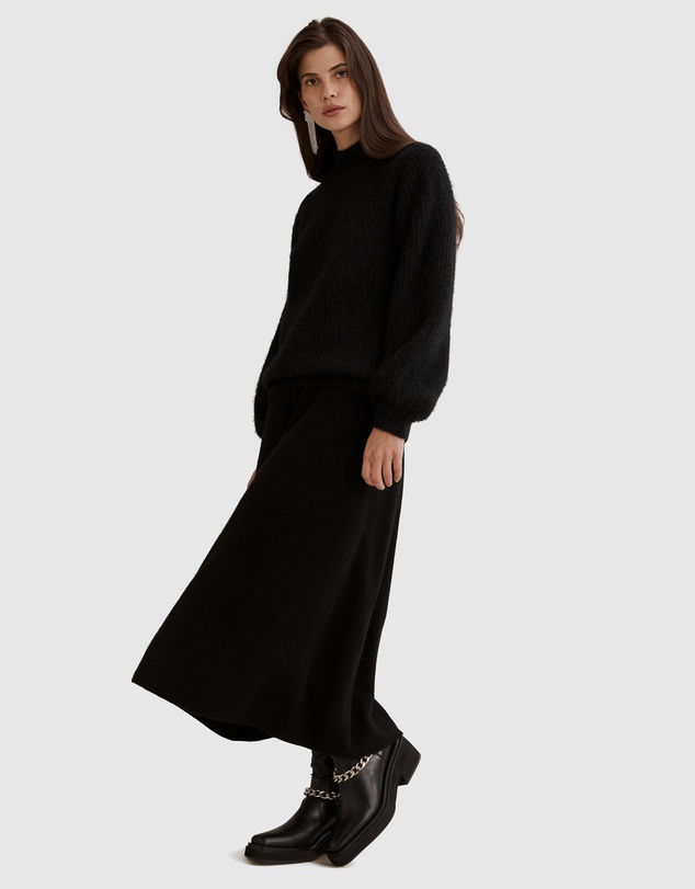 Country Road Fluffy Knit Jumper