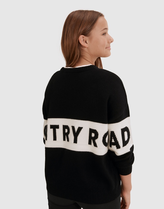 Country Road Teen Logo Intarsia Knit