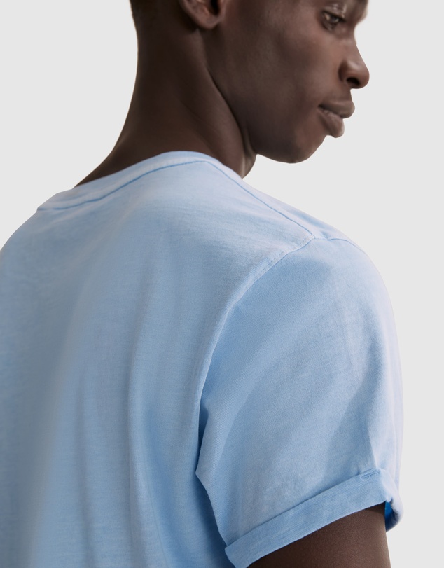 Country Road Short Sleeve Longline Garment Dyed T-Shirt