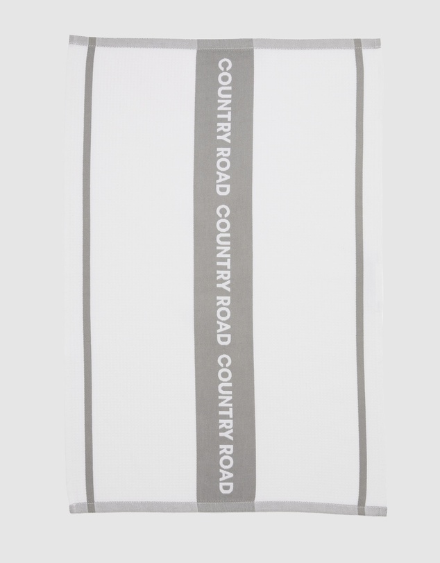 Country Road Australian Cotton Cr Logo Tea Towel