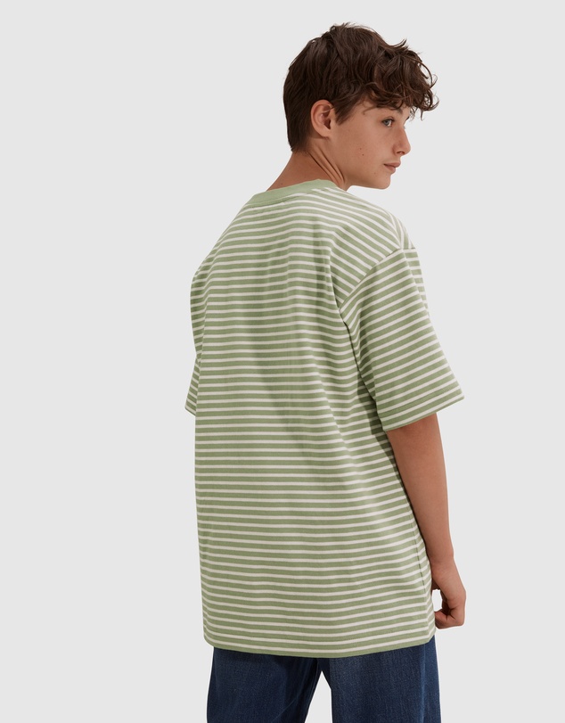 Country Road Teen Recycled Cotton Oversized Fit Stripe T-Shirt