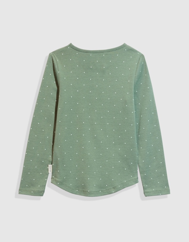 Country Road Organically Grown Cotton Pin Dot Rib T-Shirt