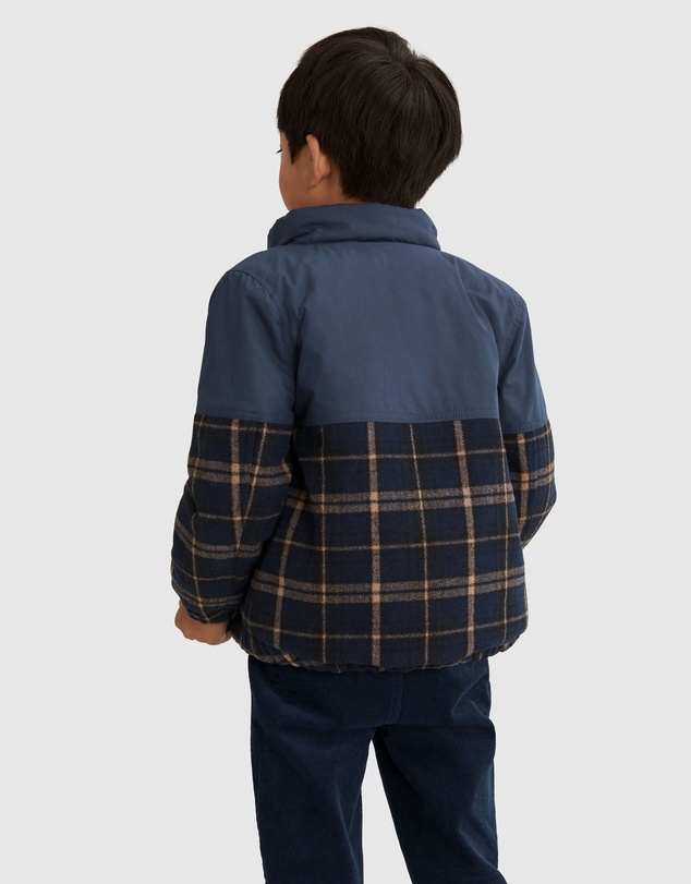 Country Road Check Puffer Jacket