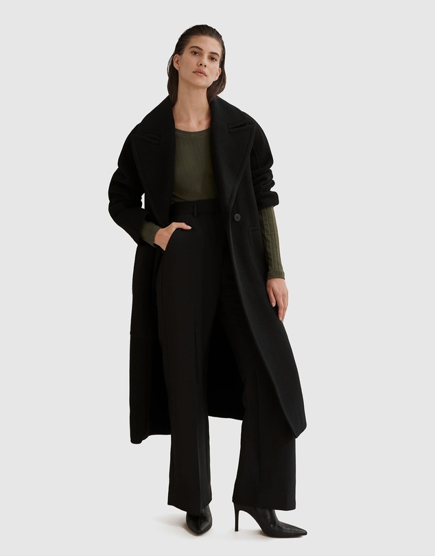 Country Road Self Stripe Long Sleeve Top