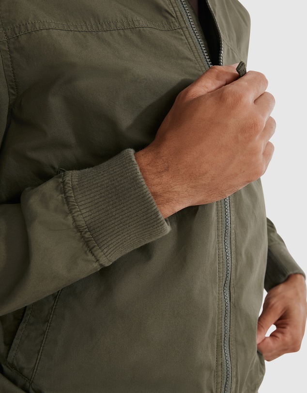 Country Road Washed Bomber Jacket