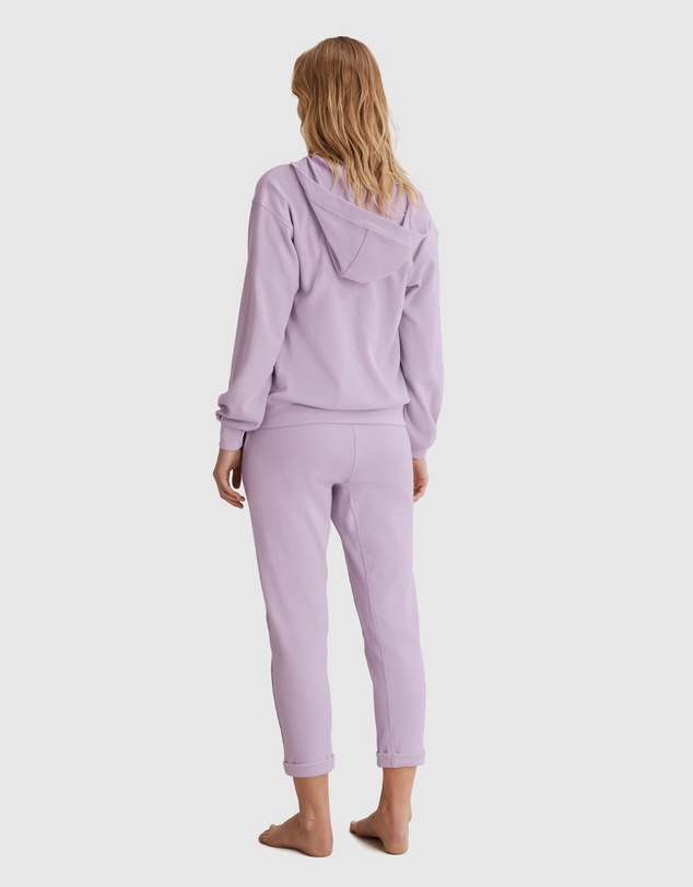 Country Road Waffle Lounge Hooded Knit