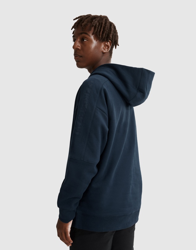 Country Road Teen Verified Australian Cotton Half Zip Logo Hooded Sweat