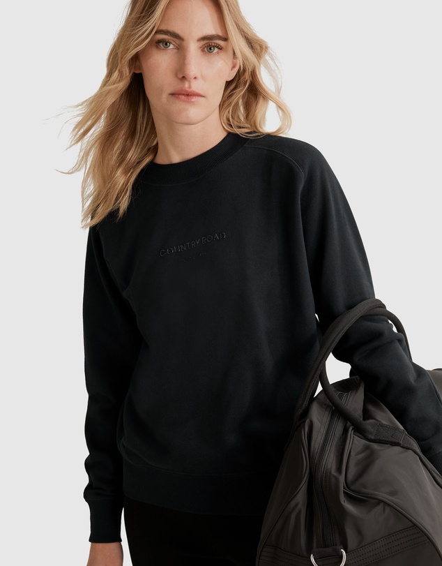 Country Road Verified Australian Cotton Casual Logo Sweat