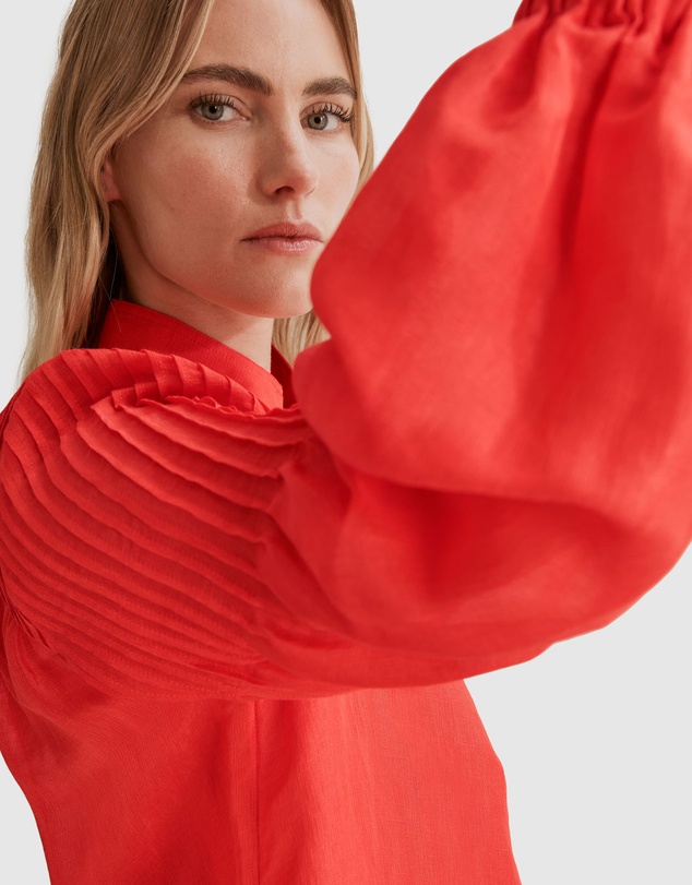 Country Road Pintuck Detail Blouse