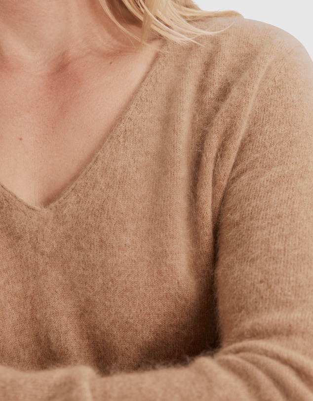 Country Road Brushed Cashmere Knit