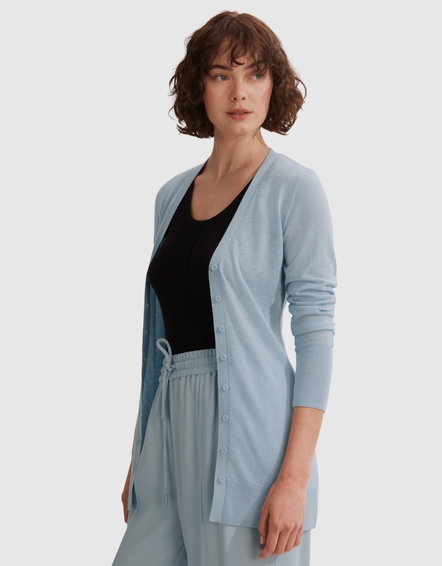 Country Road Australian Merino Wool Silk Cardigan
